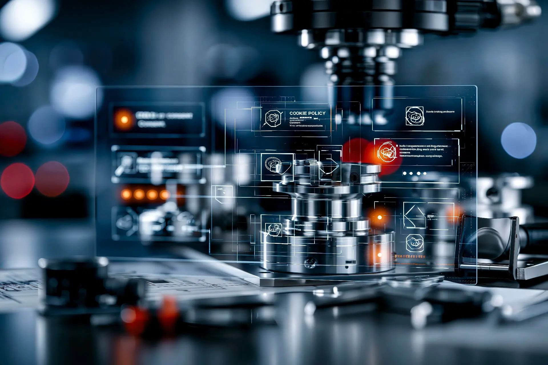 Interfaccia di consenso digitale su postazione tecnica industriale CSP Tech
